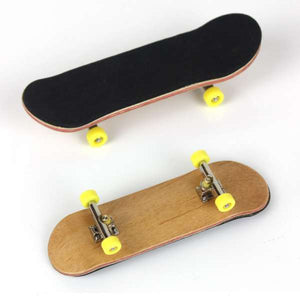 Wooden Fingerboard Professional Finger SkateBoard Wood Basic Fingerboars With Bearings Wheel Foam Tape Set Finger Skateboards